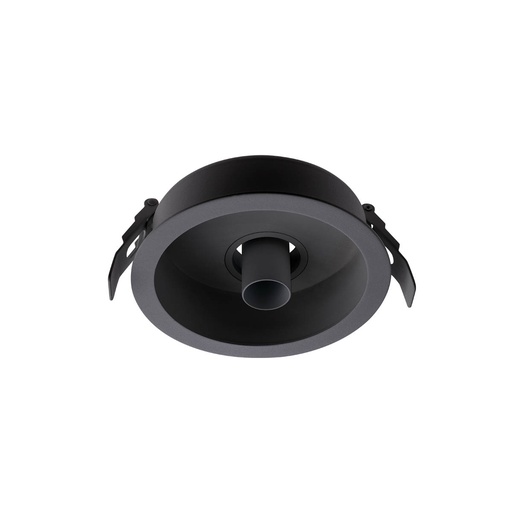 [W4L061882] XDRILL RIM REC. FITTING 1x9W 220-240V AC 3000K CRI.90 IP20 UGR<10 18° MBK (5.1.2)