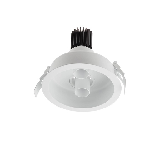 [W4L061887] XDRILL RIM REC. FITTING 2x9W 220-240V AC 2700K CRI.90 IP20 UGR<10 18° MWH (5.1.2)