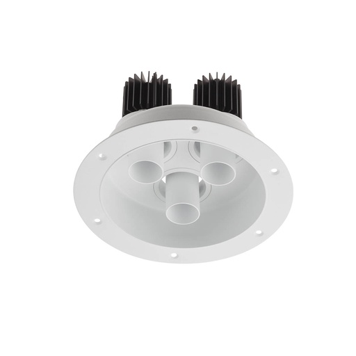 [W4L061915] XDRILL TRIM. REC. FITTING 3x9W 220-240V AC 4000K CRI.90 IP20 UGR<10 18° MWH (5.1.2)