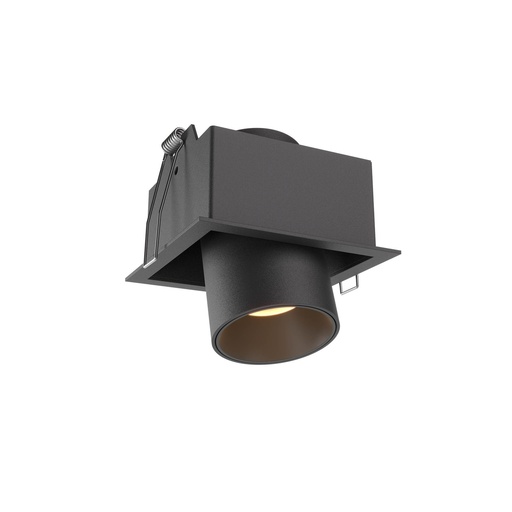 [W4L061966] XCANON REC. DOWNLIGHT SQ. w. RIM 13W 350mA 3000K CRI.90 36dgr SBK (5.1.2)