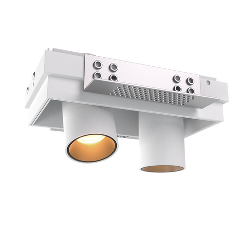 [W4L061977] XCANON REC. TRIM. DOWNLIGHT RND. W. RIM 2x7W 350mA 3000K CRI.90 36dgr SWH (5.1.2)