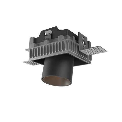 [W4L061980] XCANON REC. DOWNLIGHT SQ. TRIMLESS 13W 350mA 3000K CRI.90 36dgr SBK (5.1.2)