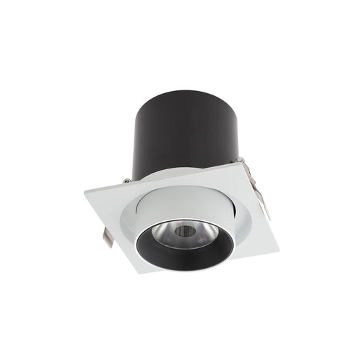 [W4L062093] XSLIDE REC. FITTING 1x25W 220-240V AC 4000K CRI.90 IP20 UGR<10 38° SWH (5.1.2)