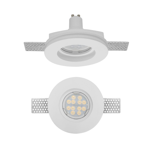 [W4L062197] XGESS MINI TRIM. REC. RND. SPOT GU10/PAR16 1x50W max. 230V AC fi.100 IP20 GP WH (5.1.1)