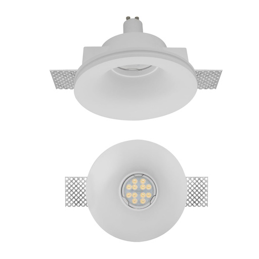 [W4L062199] XGESS MINI TRIM. REC. RND. SPOT GU10/PAR16 1x50W max. 230V AC fi.130 IP20 GP WH (5.1.1)