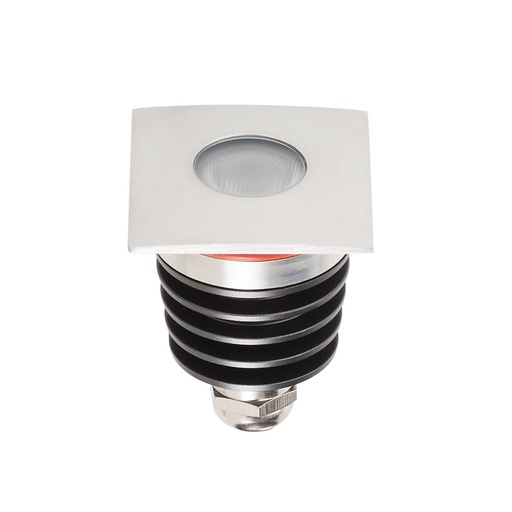 [W4L062696] XGROUND GRND. SQ. REC. FITTING 1x3W 24V DC 3000K CRI.80 IP67 45° SS (5.1.2)