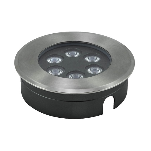[W4L062719] XGROUND GRND. RND. REC. FITTING 6X1.5W 24 DC 4000K CRI.80 IP67 43grd (5.1.2)