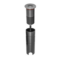 [W4L062725] XGROUND RGB REC. FIXTURE 1x3W 12V DC RGB fi.40 mm IP67 40° SS (5.1.2)
