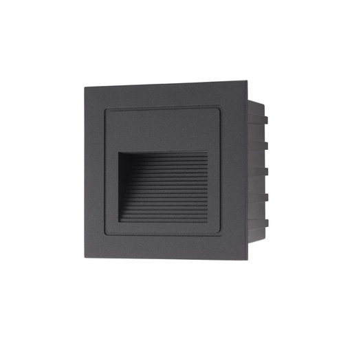 [W4L062743] XGHOST IP65 WALL REC. FITTING 2W 100-240V AC 4000K CRI.80 MBK (5.1.2)