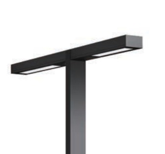 [W4L062775] XTORRE STREET LIGHT 4Mr 2x40W 3000K T2-S optic DG (4.1.2)