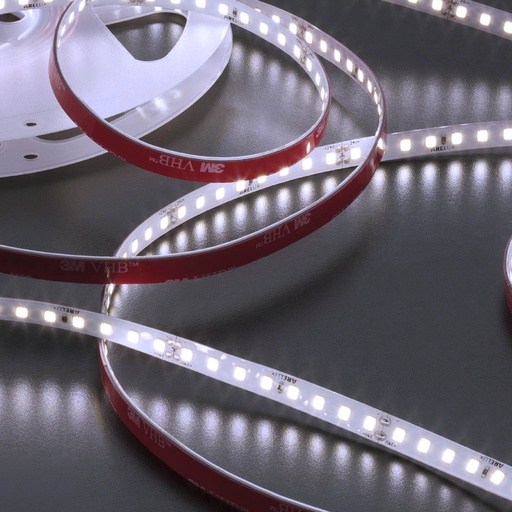 [W4L063132] XRIBO IP66 5m/reel LEDS STRIP 12W/m 128 LED/m 24V DC 6000K CRI.80 >115° (5.1.2)