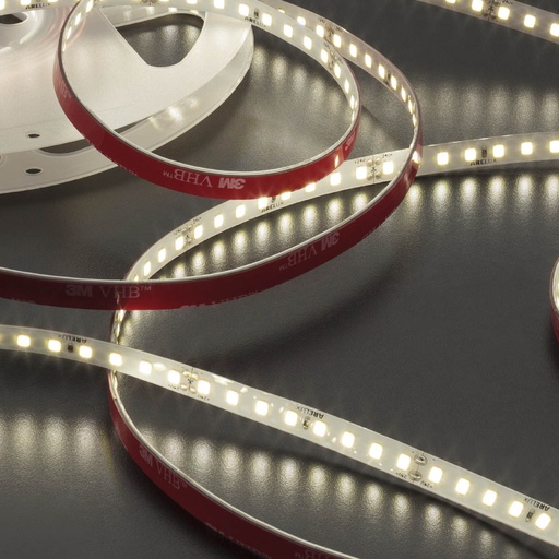 [W4L063133] XRIBO IP66 5m/reel LEDS STRIP 12W/m 128 LED/m 24V DC 4000K CRI.80 >115° (5.1.2)