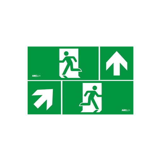 [W4L064674] XRUN STICKER ARROW NEW