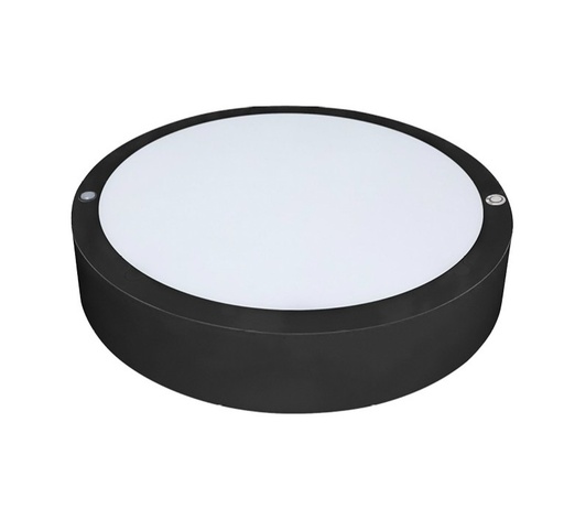 [W4L845010] Mona LED 10-14-18W 3000K-4000K +PIR+EM IP65 noir