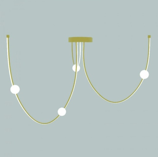 [W4L852750] CEILING LED LIGHT  42W 3000K ALUMINIUM GOLD MATT