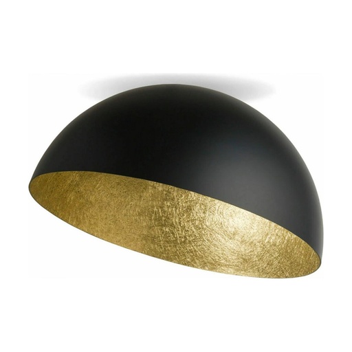 [W4L852904] CEILING LAMP E27 MAX 40W METAL BLACK-GOLDEN LEAF 