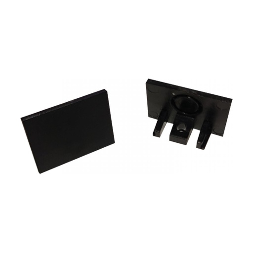 [W4L852906] END CAP FOR SURFACE ULTRA SLIM MAGNETIC TRACK 15MM BLACK
