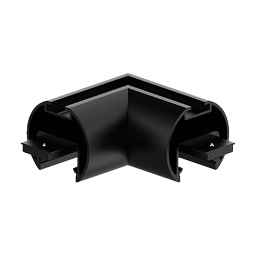 [W4L852920] HORIZONTAL CORNER FOR PENDANT ROUND MAGNETIC TRACK 15MM BLACK