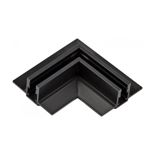 [W4L852952] HORIZONTAL CORNER FOR TRIMLESS MAGNETIC TRACKS 5MM ,BLACK MATT
