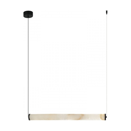 [W4L852979] PENDANT LED LINE LIGHT 20W 3000K TRIAC SANDY BLACK - ALABASTER