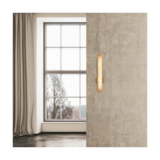 [W4L852988] WALL LED LIGHT 15W 3000K TRIAC ALABASTER - BRASS