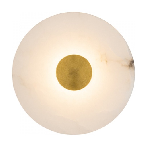 [W4L852991] WALL LED LIGHT 5W 3000K ALABASTER - BRASS