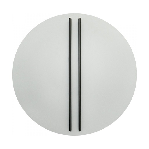 [W4L853015] WALL LED LIGHT 30W 3000K TRIAC BLACK MATT STICK - SANDY GREY BASE
