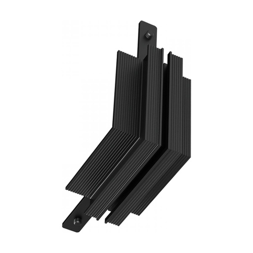[W4L853077] TRIMLESS VERTICAL OUTER CORNER FOR 3MM MAGNETIC TRACK SANDY BLACK