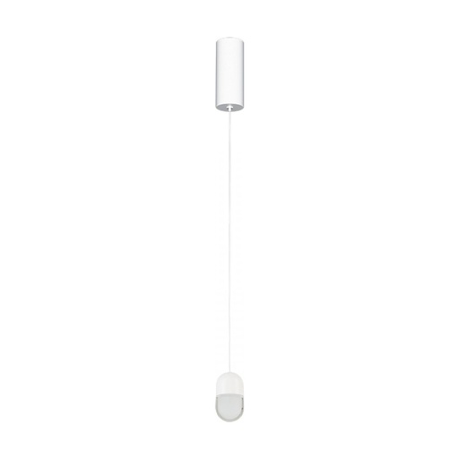 [W4L853081] PENDANT LED LIGHT 7W 3000K SANDY WHITE ALUMINIUM - ACRYLIC
