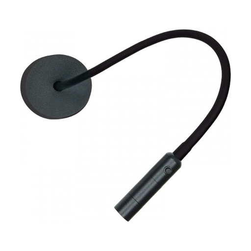 [W4L853091] WALL LED READING LIGHT 3W 3000K SANDY BLACK METAL - ALUMINIUM