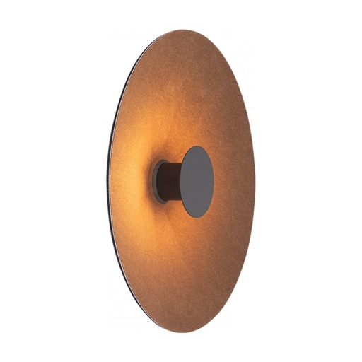 [W4L853114] SCONCE LED LIGHT 6W  ACOUSTIC LIGHT BROWN - BLACK