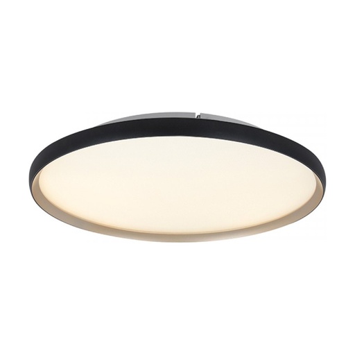 [W4L853121] CEILING LED LIGHT 20W 2700K-3000K-4000K  ALUMINIUM - MICROPRISMATIC ACRYLIC  BLACK MATT - GOLD 