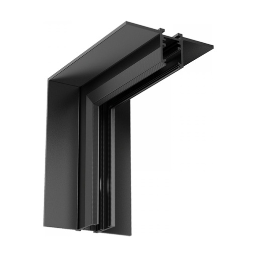 [W4L853161] TRIMLESS VERTICAL CORNER FOR MAGNETIC TRACK 6MM SANDY BLACK