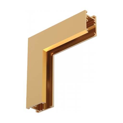 [W4L853170] SURFACE VERTICAL CORNER FOR MAGNETIC TRACK 6MM ANTIQUE BRASS