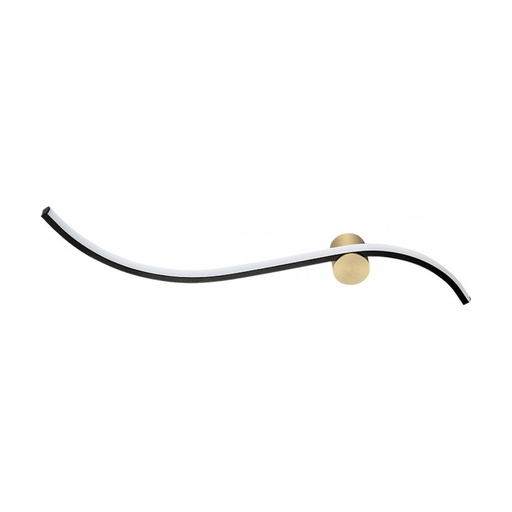 [W4L853192] WALL LED LIGHT 14W 3000K SANDY BLACK MATT - GOLD MATT