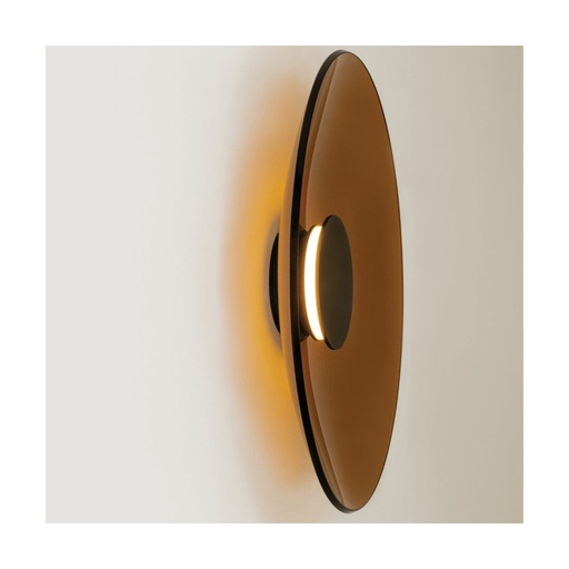 [W4L853198] WALL LED LIGHT 22W 2700K-3000K TRIAC BLACK MATT - TAWNY GLASS