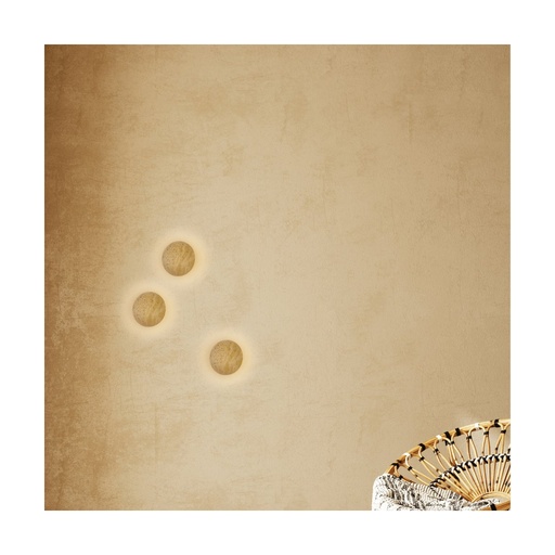[W4L853257] WALL LED LIGHT 6W 3000K NATURAL STONE - WHITE MATT METAL
