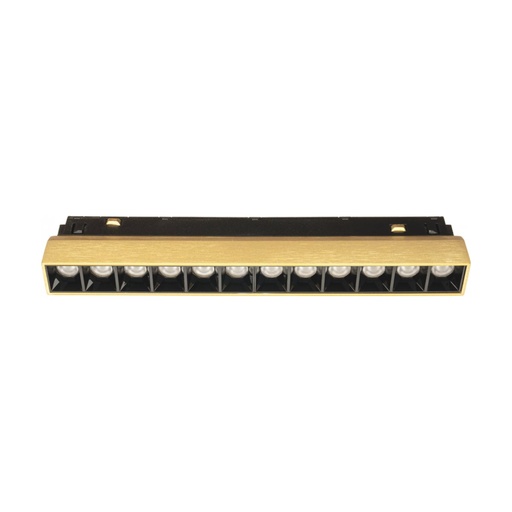 [W4L853272] MAGNETIC LINEAR LED GRILLE LIGHT 8W 2700Κ-4000K DALI, GOLDEN BRASS 