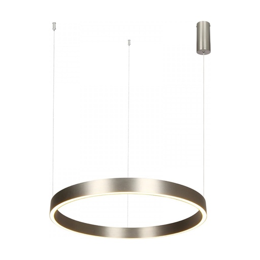 [W4L853281] PENDANT LED LIGHT UP-DOWN 59W 3000K ELECTROPLATE BRUSHED NICKEL ALUMINIUM - ACRYLIC