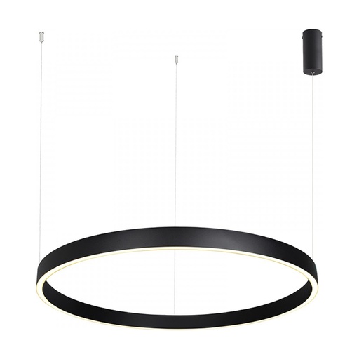 [W4L853283] PENDANT LED LIGHT UP-DOWN 70W 3000K BLACK ALUMINIUM - ACRYLIC