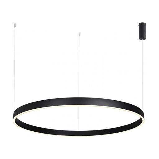 [W4L853286] PENDANT LED LIGHT UP-DOWN 88W 3000K BLACK ALUMINIUM - ACRYLIC