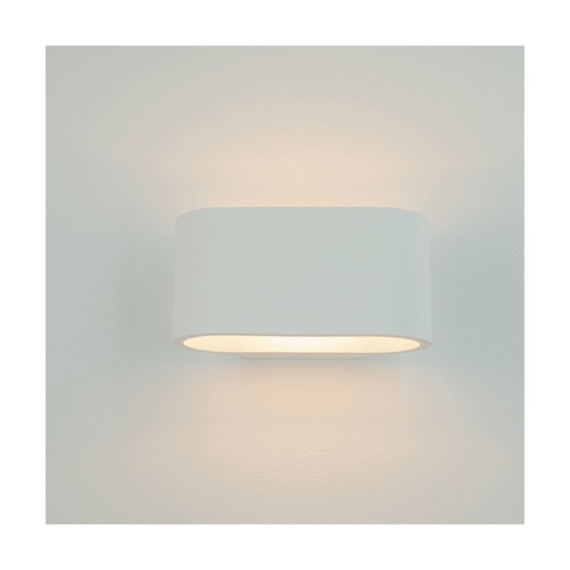 [W4L853297] WALL LIGHT 1xG9 MAX 25W UP-DOWN LIGHTING PURE WHITE GYPSUM 