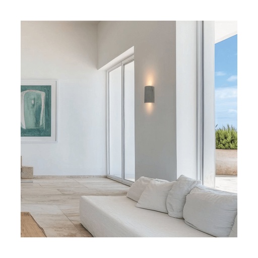 [W4L853299] WALL LIGHT 2xG9 MAX 25W UP-DOWN LIGHTING CONCRETE