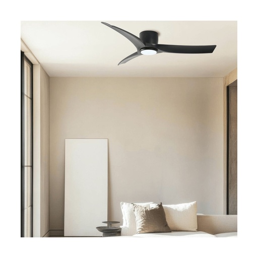 [W4L853310] CEILING FAN WITHOUT LIGHT BLACK MATT METAL - ABS