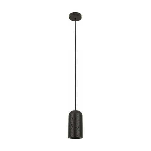 [W4L853335] PENDANT LIGHT 1xE27 MAX 10W BLACK STONE - METAL
