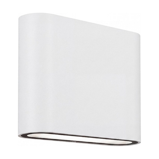 [W4L853409] OUTDOOR SCONCE 2X3W  3000K   ALUMINIUM SANDY WHITE