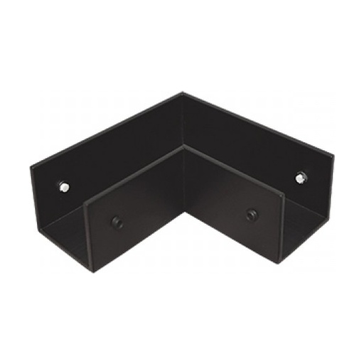 [W4L853417] HORIZONTAL MECHANICAL CORNER CONNECTOR FOR OUTDOOR 48V LIGHTING SYSTEM SANDY BLACK ALUMINIUM