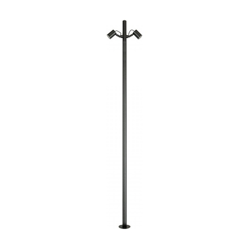 [W4L853422] OUTDOOR LAMP POST LED 17W 3000K BLACK ALUMINIUM IP65