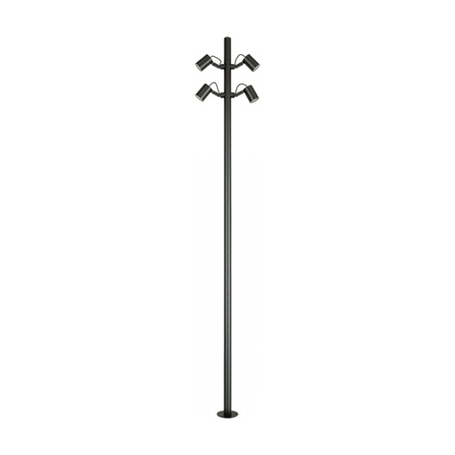 [W4L853423] OUTDOOR LAMP POST LED 35W 3000K BLACK ALUMINIUM IP65