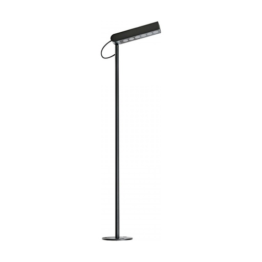 [W4L853424] OUTDOOR BOLLARD LED LIGHT 8W-24V 3000K SANDY BLACK IP65